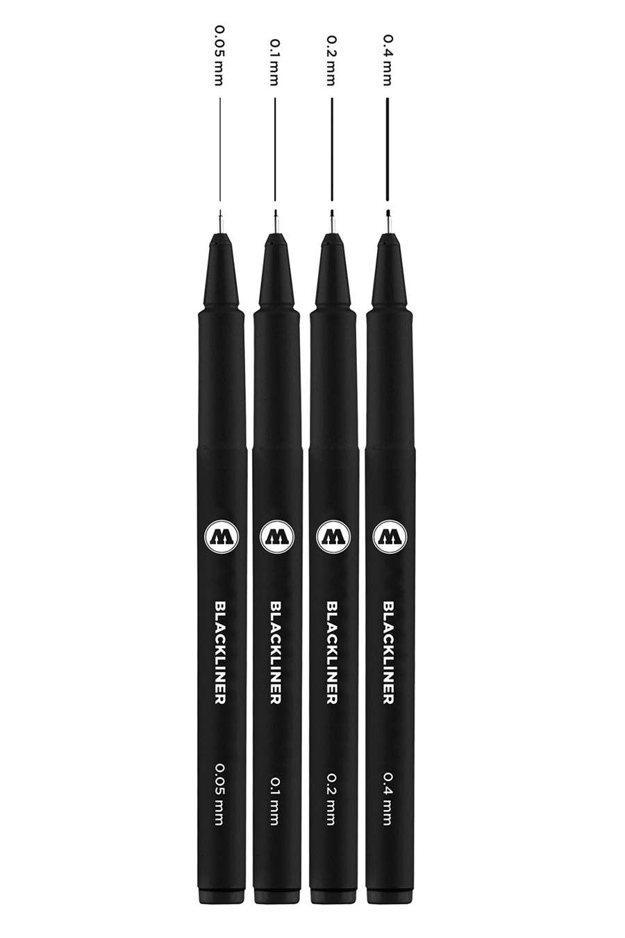 Blackliner 4pc Set (.05, .1, .2, .4)