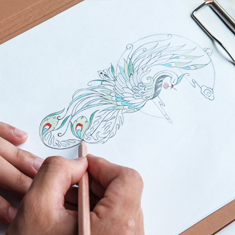 Auspicious Animal Metal Bookmarks (Phoenix)