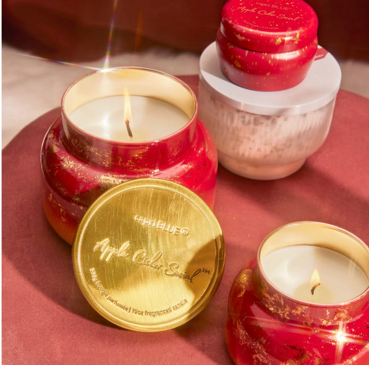 Apple Cider Social Glimmer Signature Candle