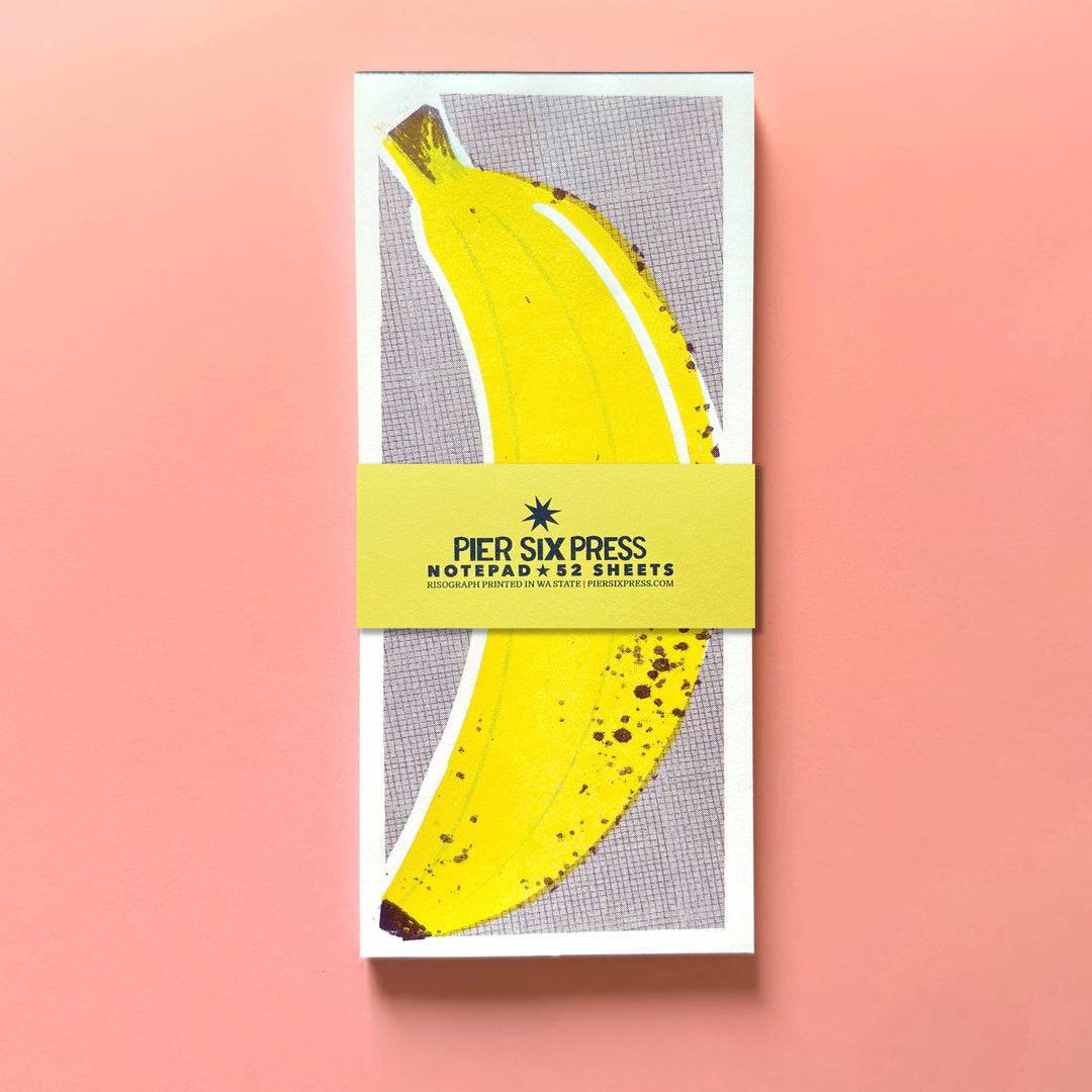 Bananas! - Fruit Risograph Market Notepad