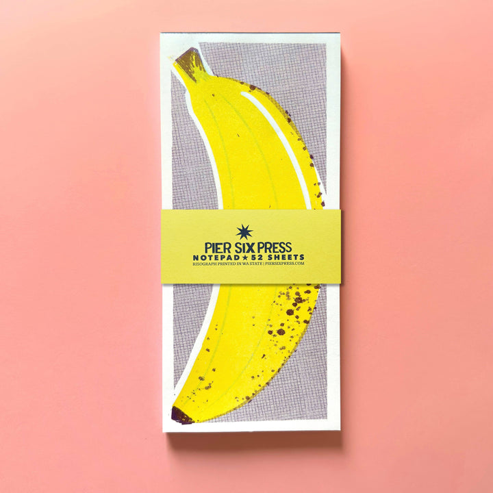 Bananas! - Fruit Risograph Market Notepad