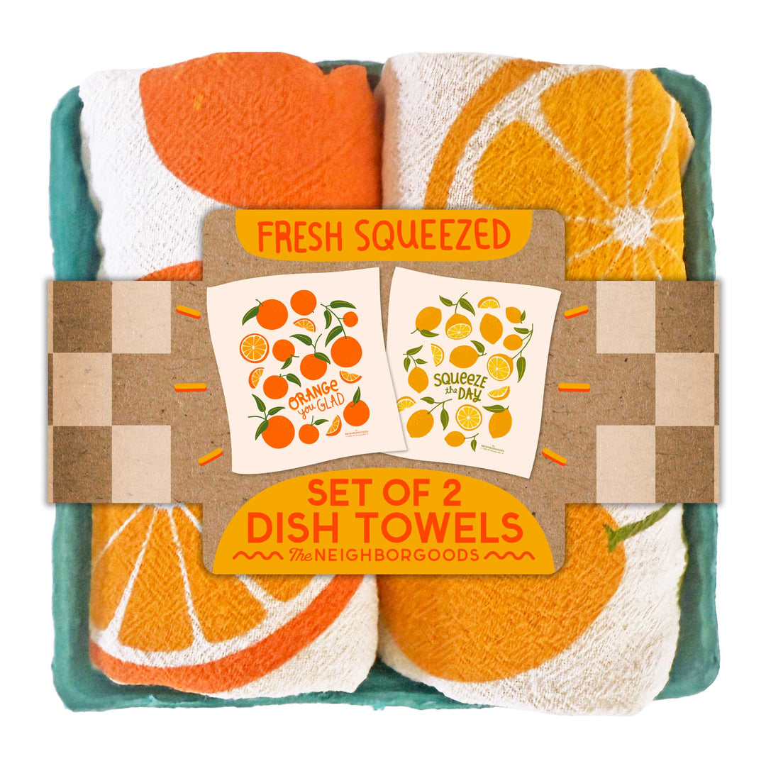 FRESH SQUEEZED - Tea Towel Set of 2