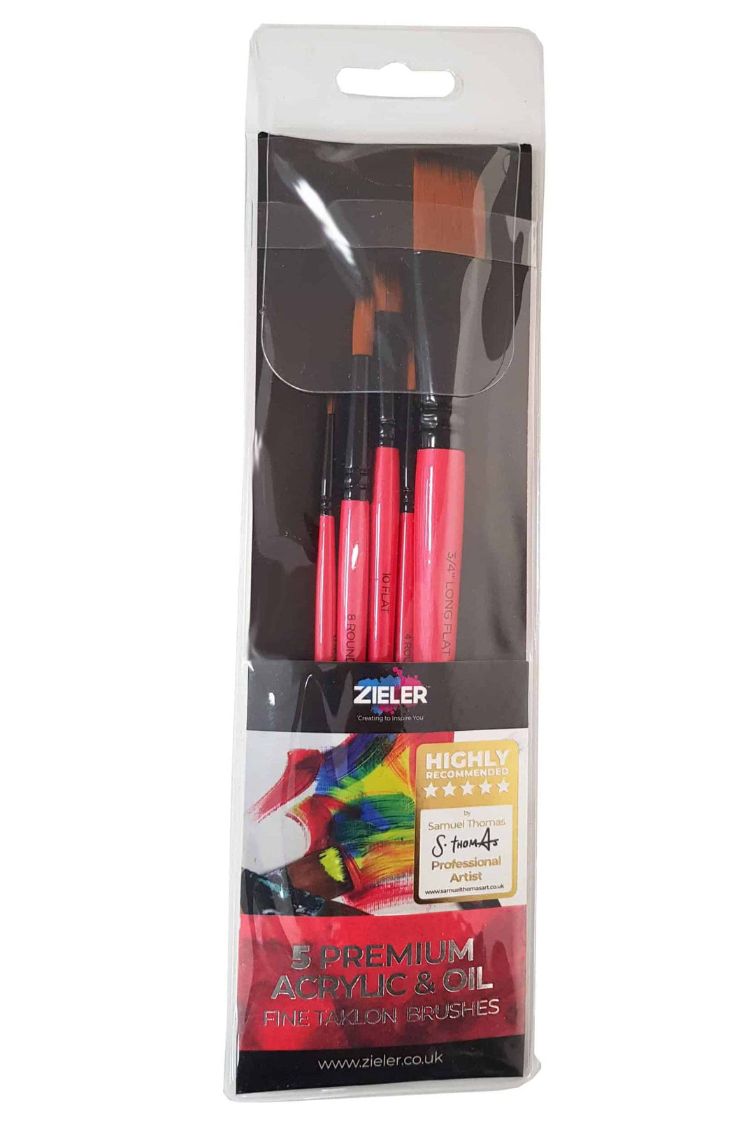 Zieler® Premium Acrylic &amp; Oil Brush Wallet