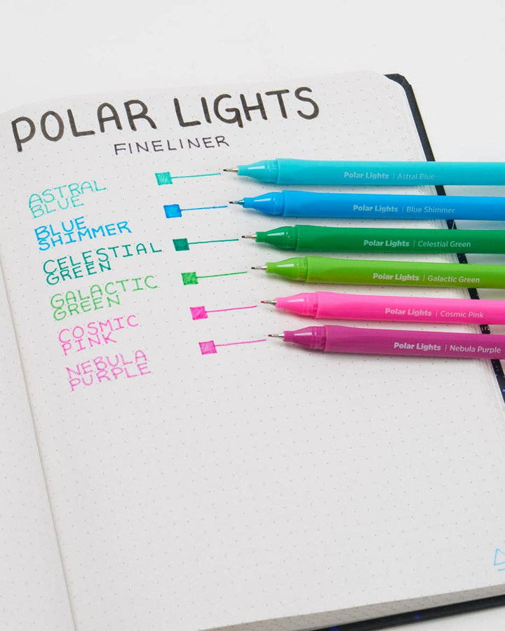 Polar Lights Fineliner Pens