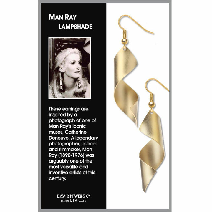Man Ray Lampshade Earrings