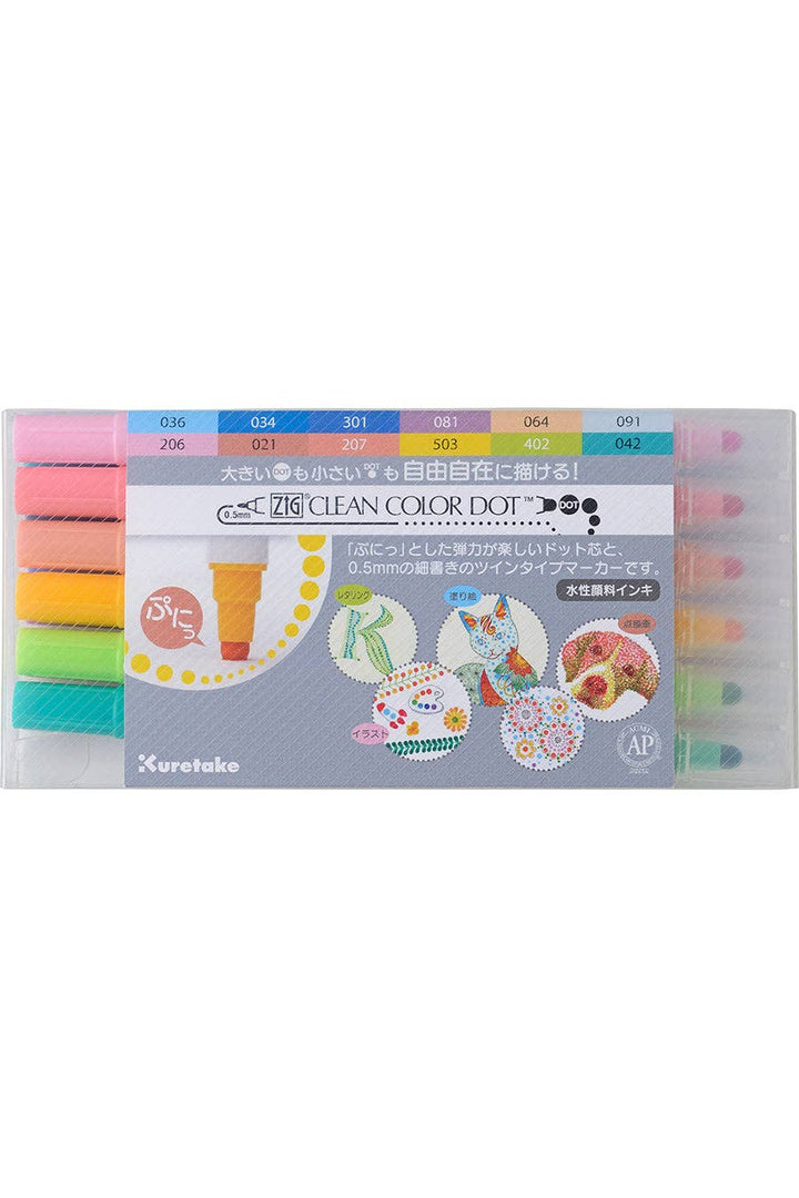 Zig Clean Color Dot Bright Colors