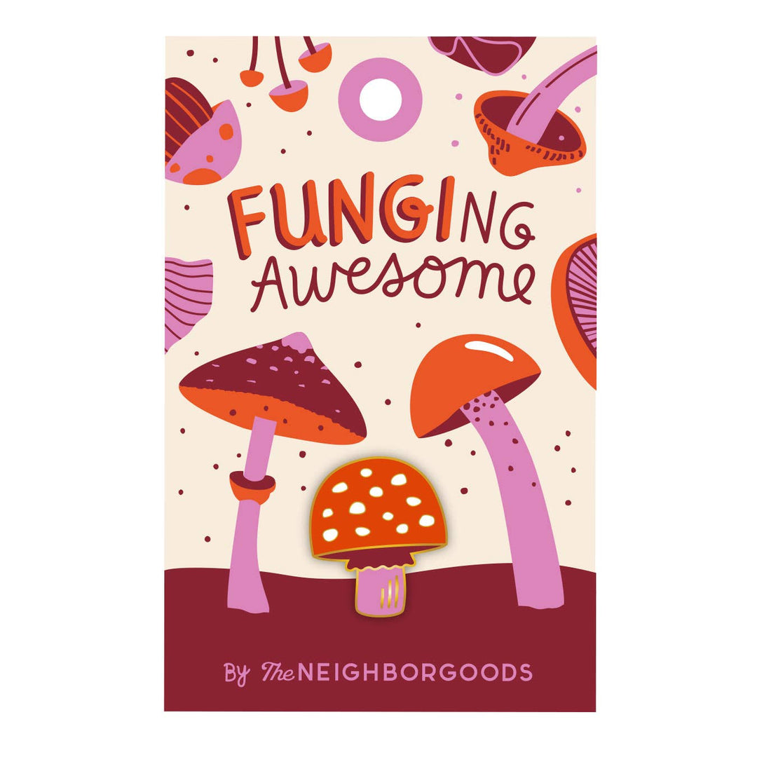 Mushroom Enamel Pin