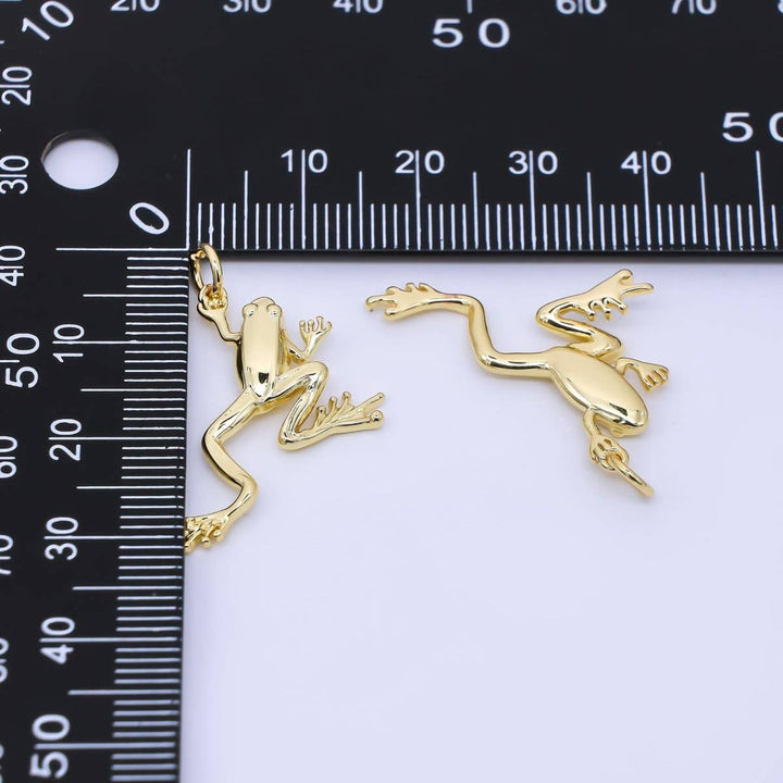 24K Gold Filled Frog Charm