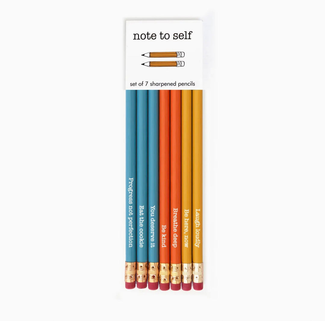 Note to Self Pencil Set