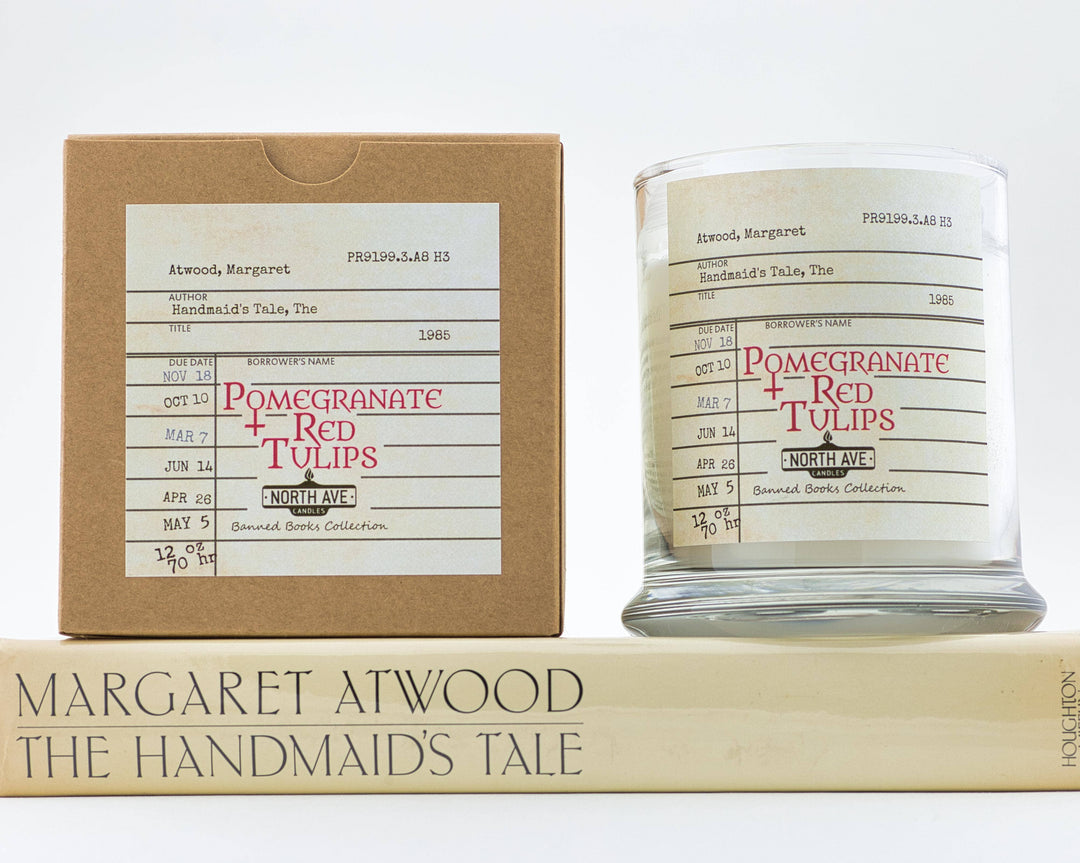 Banned Book Candle / The Handmaid’s Tale