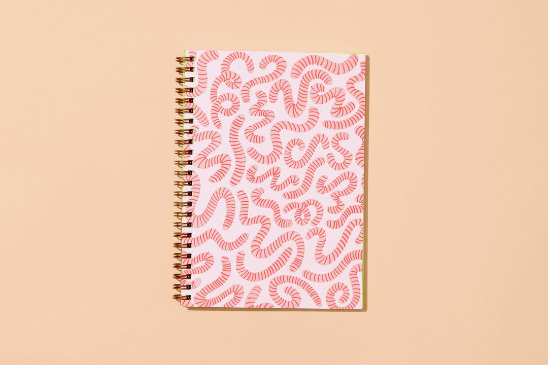 Spiral Notebook—Worms