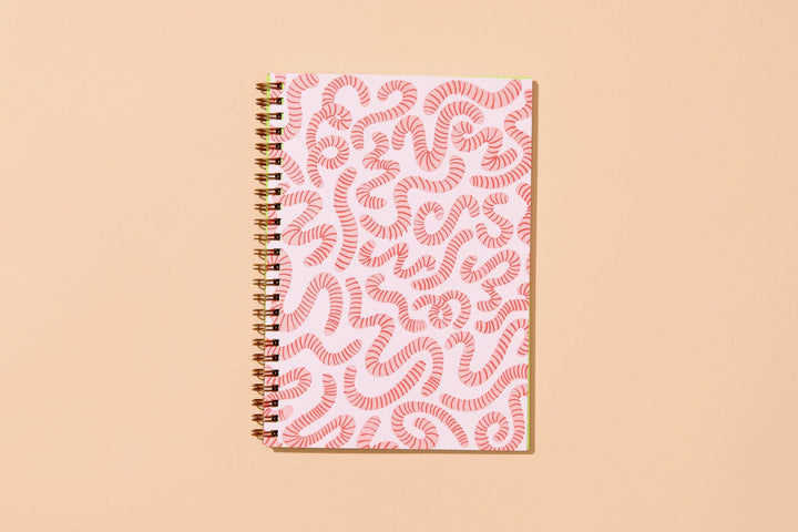 Spiral Notebook—Worms