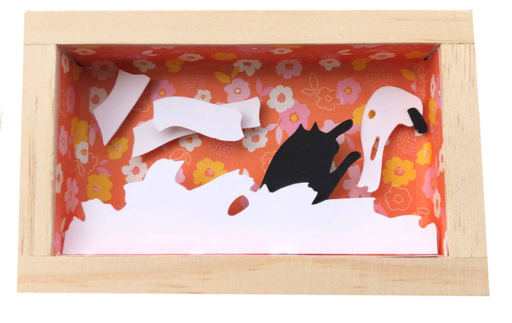 Shadow Box - Cat &amp; Toilet Paper