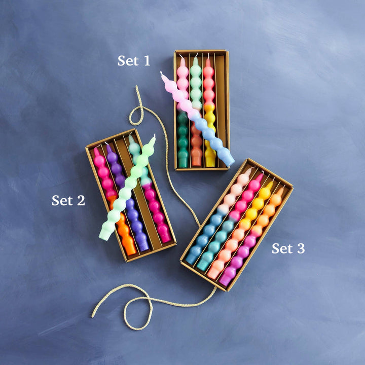 Glitterville Ballerina Taper Candles