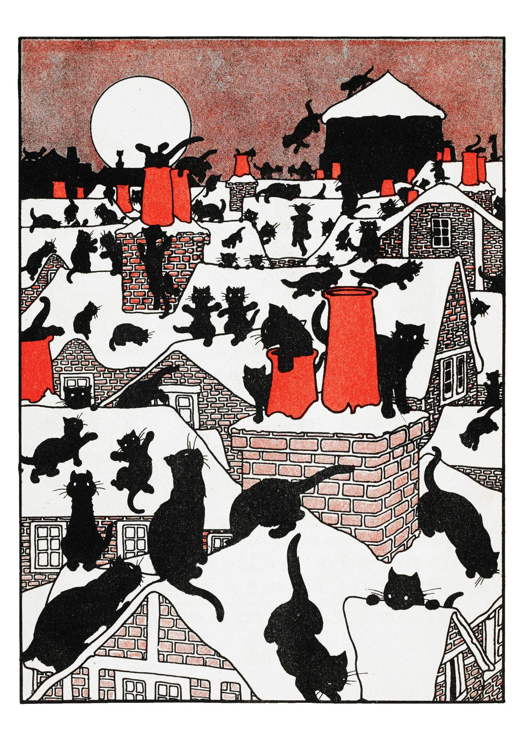 Charles Robinson: A Black Cat Holiday Small Boxed Cards