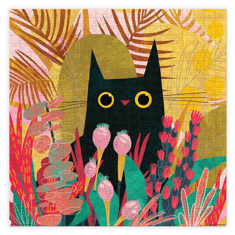 Puzzle 500 Piece - Black Cat