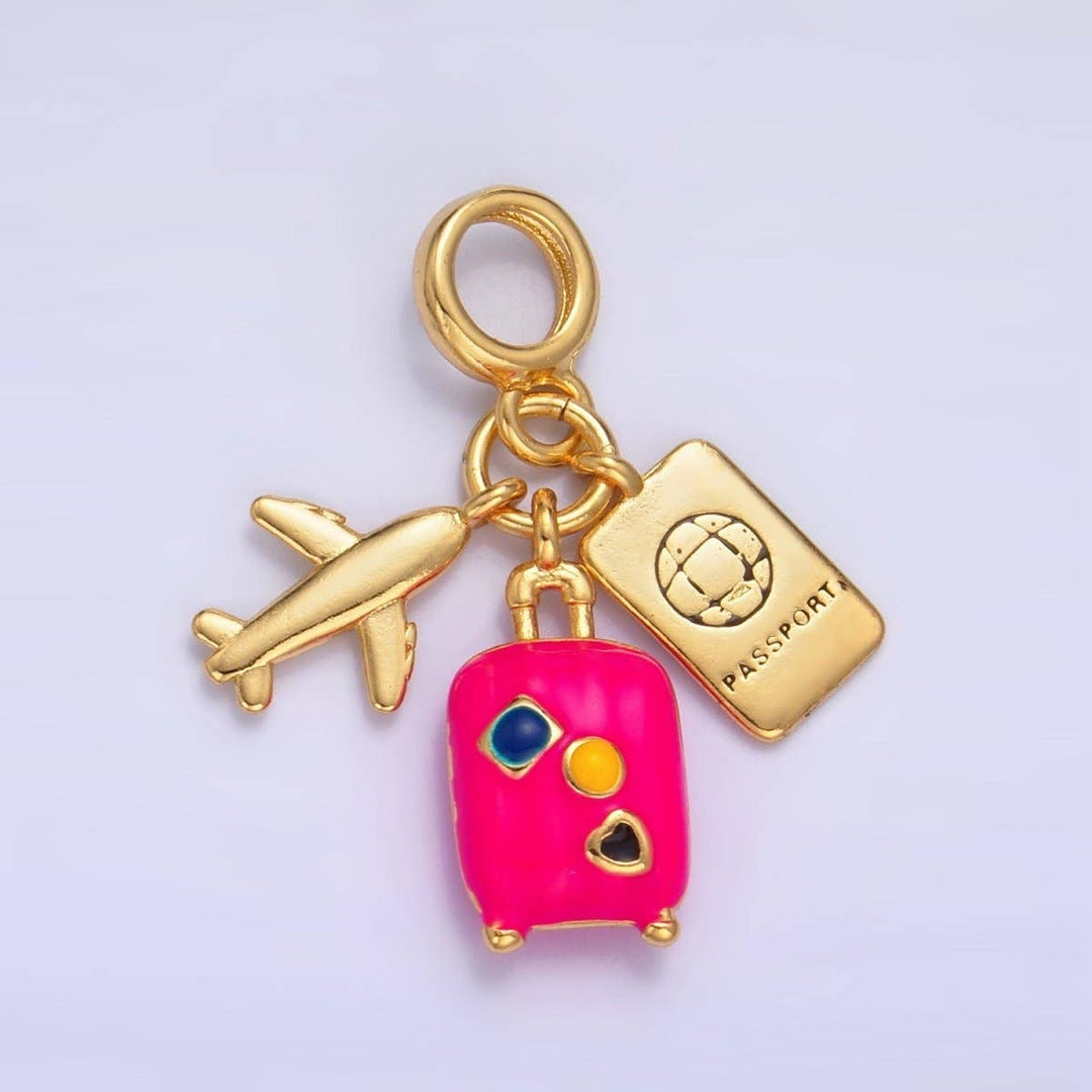 24K Gold Filled Travel Charm
