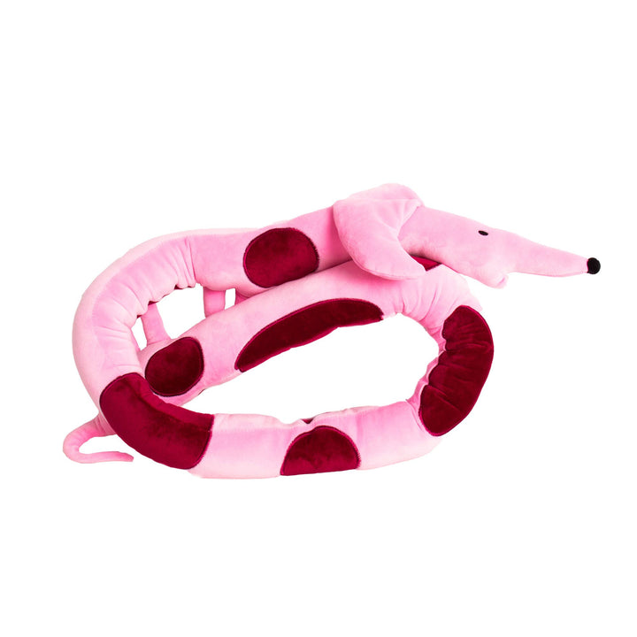 Pink Dachshund Cushion
