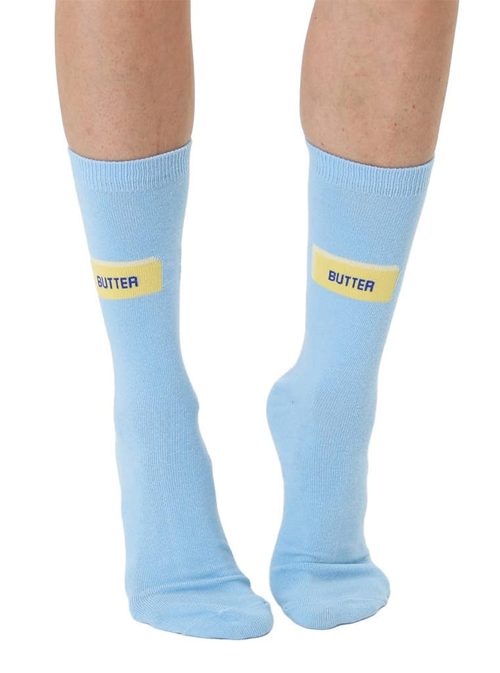 3D Packaged Socks - Butter Stick - Light Blue