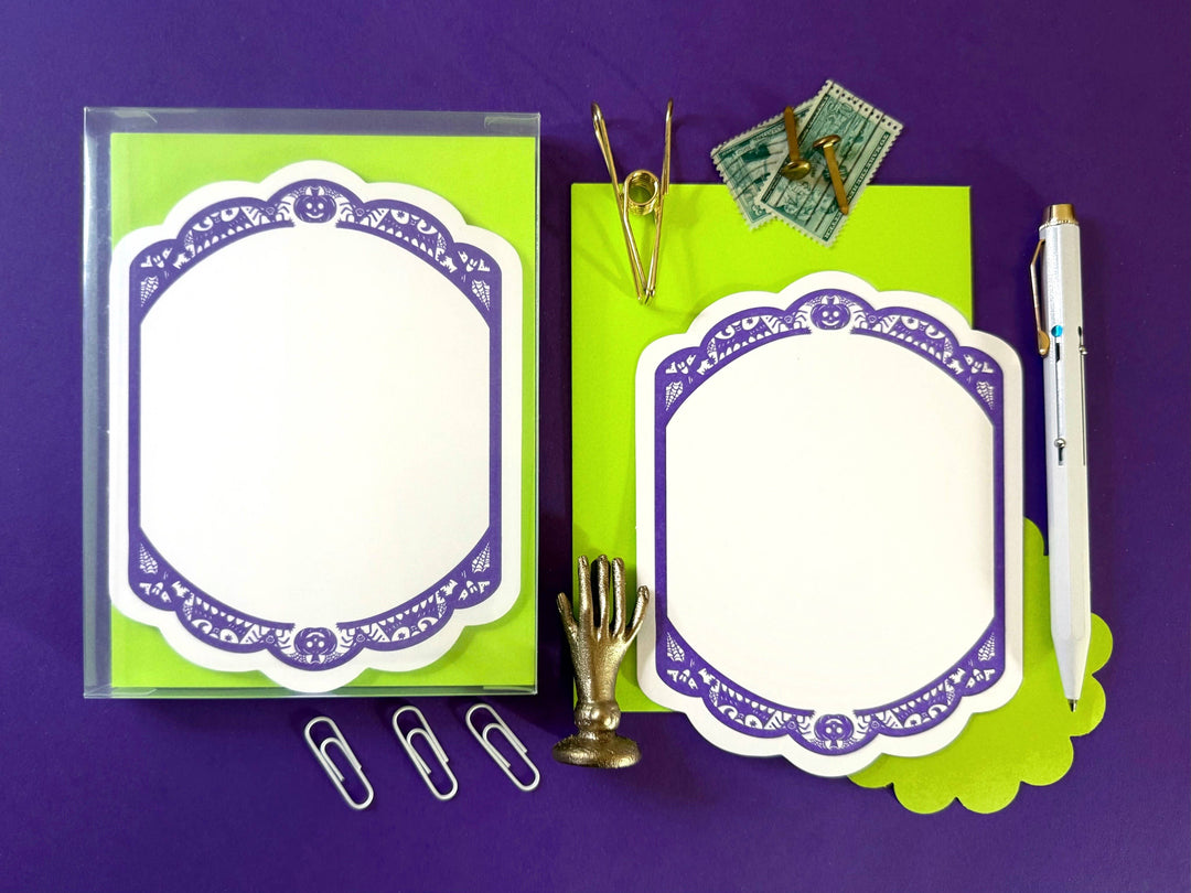 Halloween Holiday Flat Note Cards