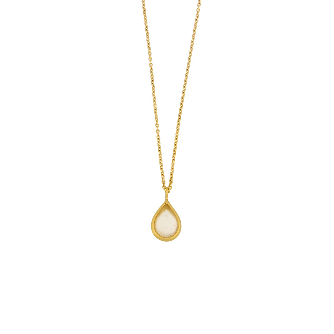 Tear Drop Bubbles 16"Dainty Pendant