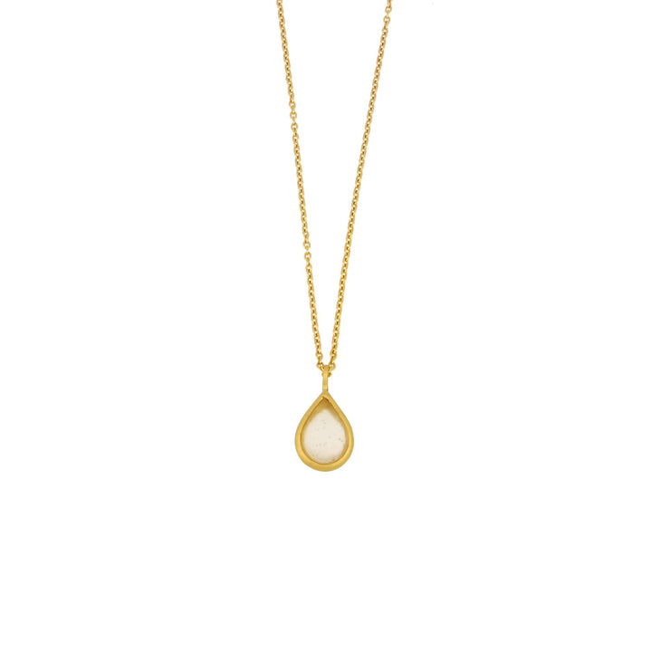 Tear Drop Bubbles 16"Dainty Pendant