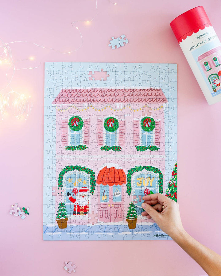 Whimsical Holiday Shoppe Christmas Puzzle