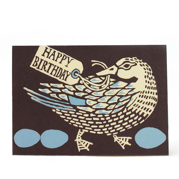 Card Happy Birthday Duck