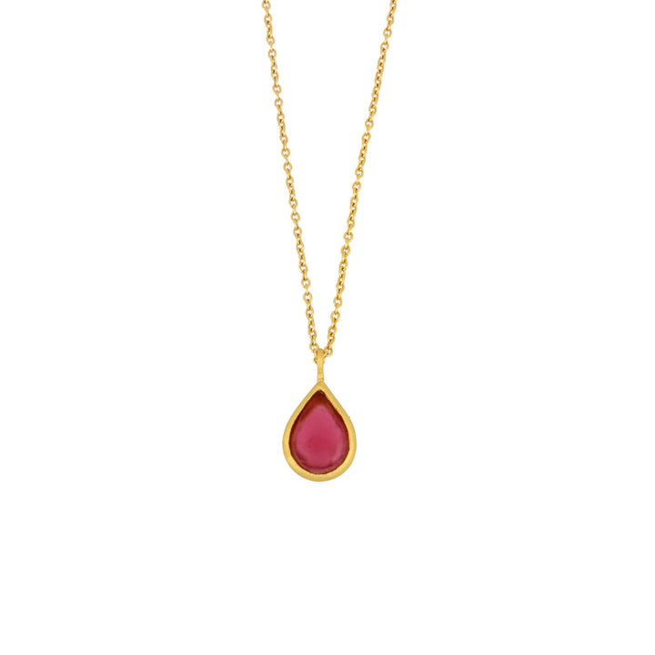 Tear Drop Bubbles 16"Dainty Pendant