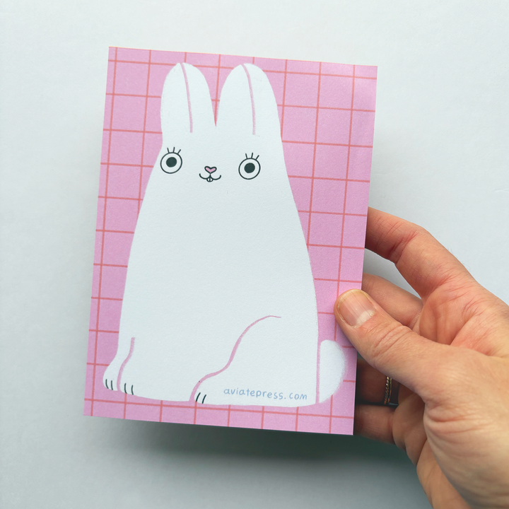 Fluffy Bunny Notepad