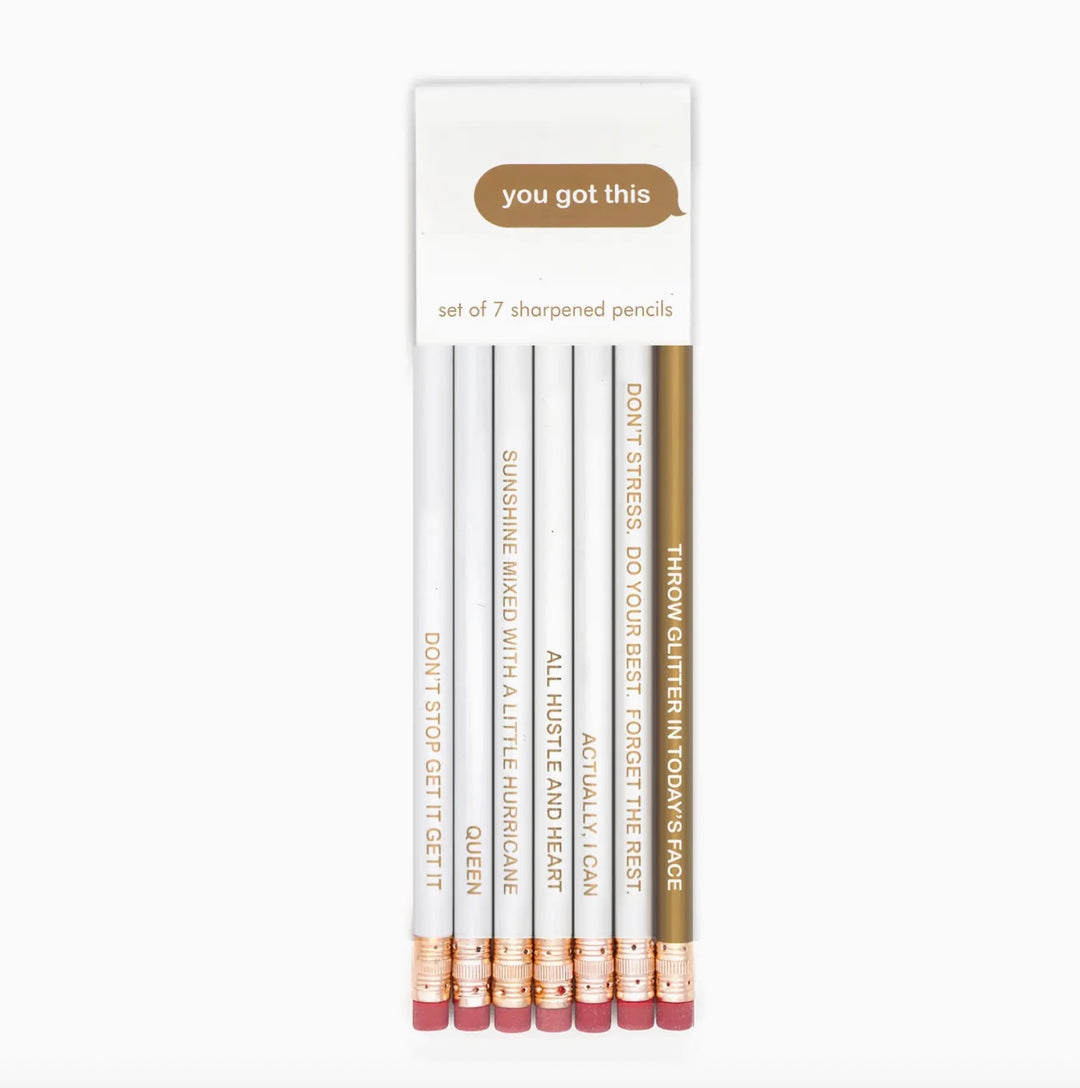 You Got This Pencil Set