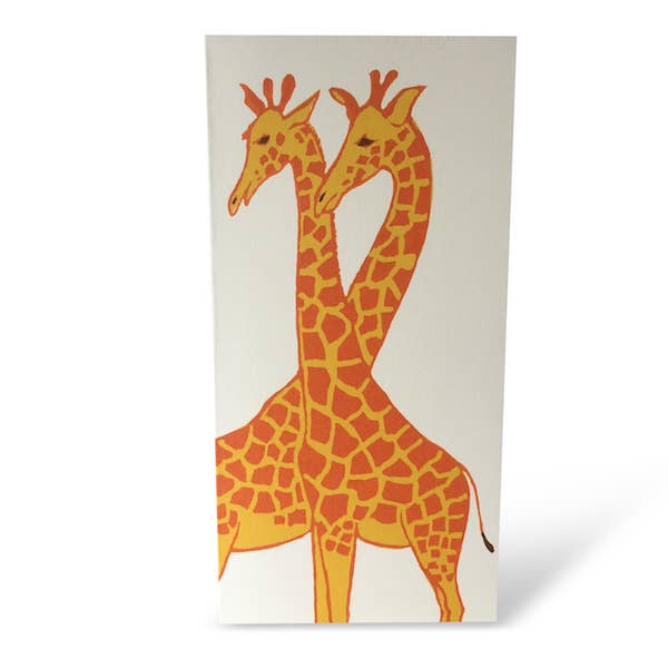 Long Card Giraffes