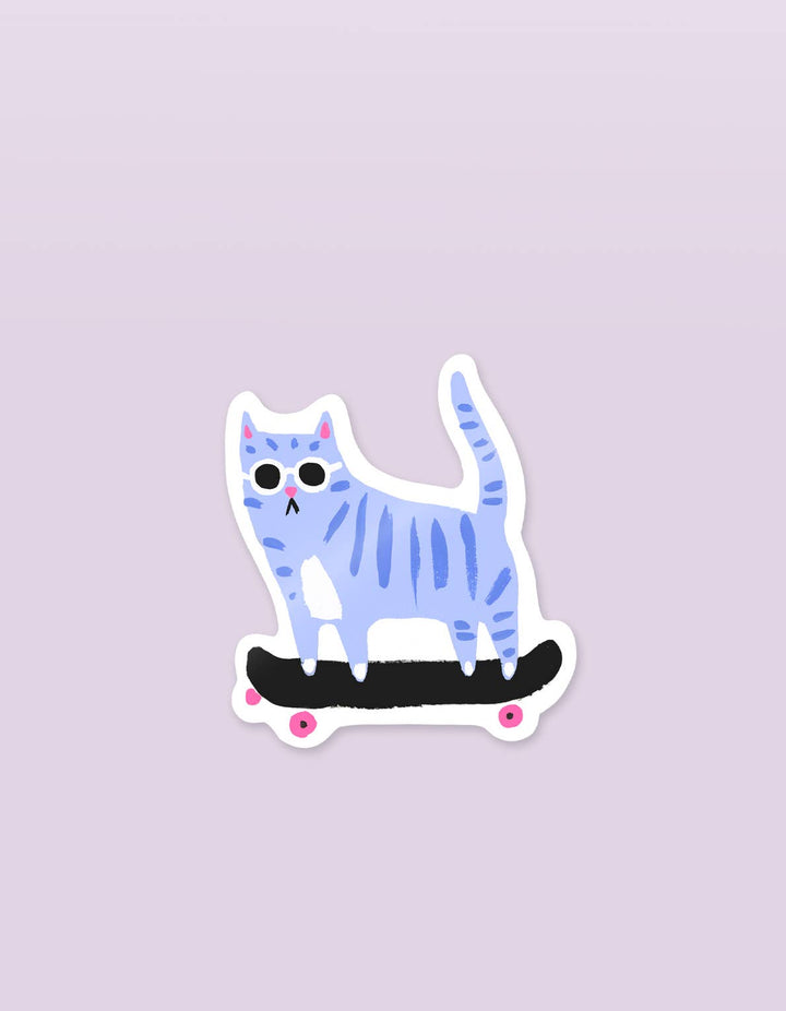 Die Cut Sticker | Skater Cat