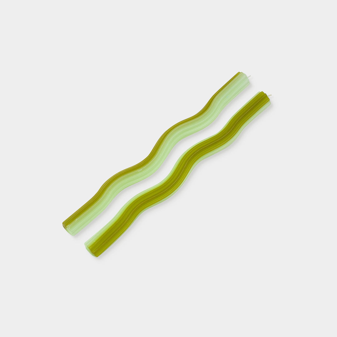 Wiggle Candles - Green (2 Pack)