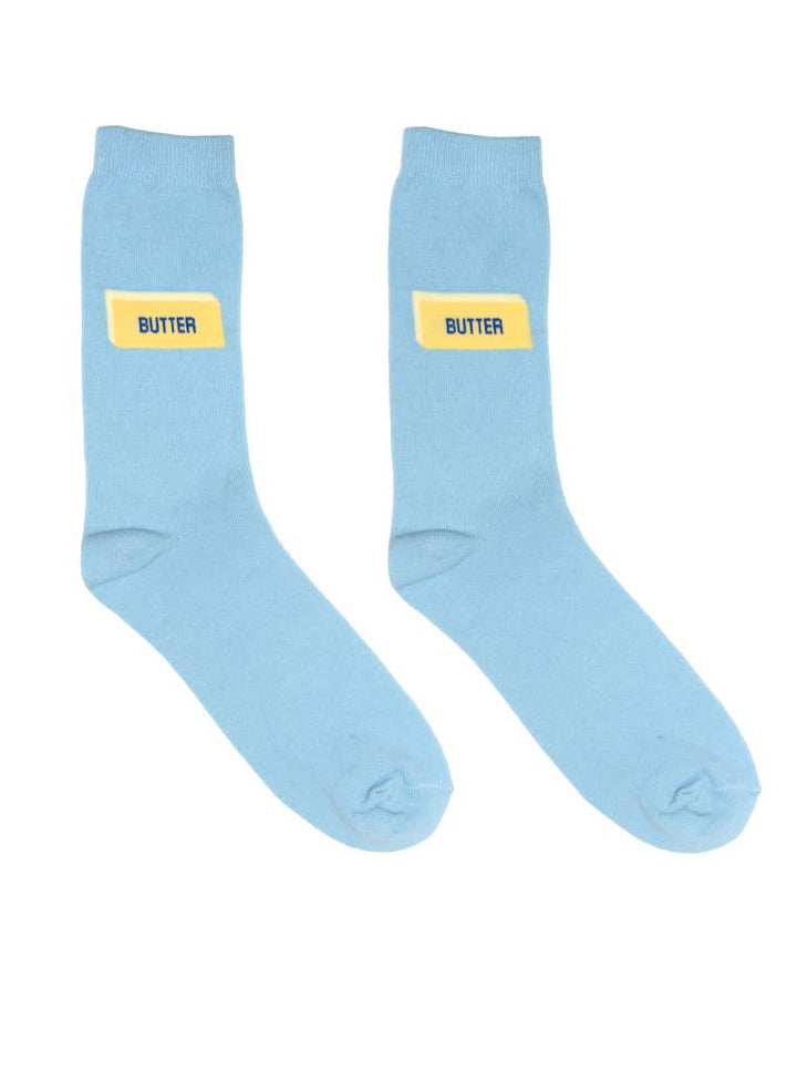 3D Packaged Socks - Butter Stick - Light Blue