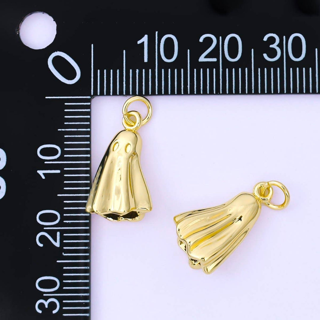 24K Gold Filled Ghost Charm
