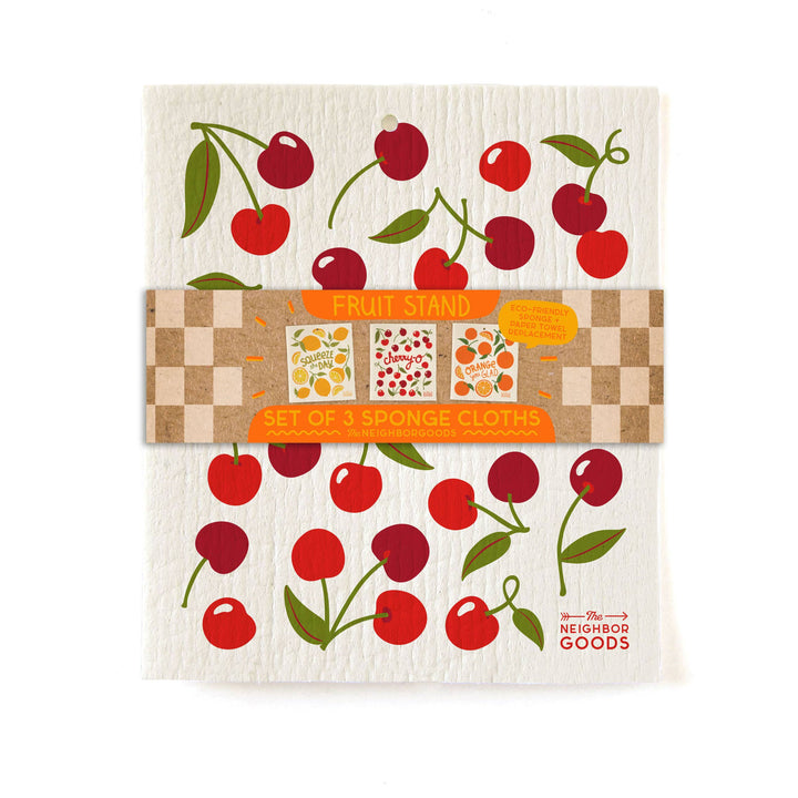 FRUIT STAND  - Sponge Cloth Set of 3
