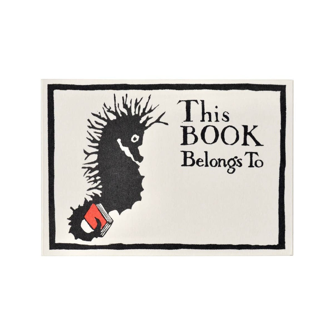 Twelve Bookplates Seahorse