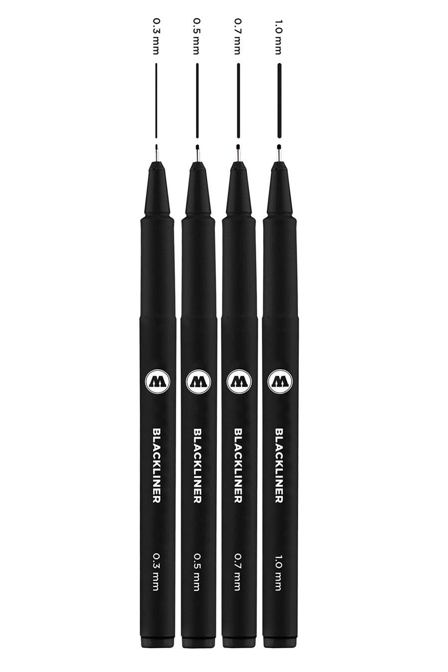 Blackliner 4pc Set (.3, .5, .7, 1)