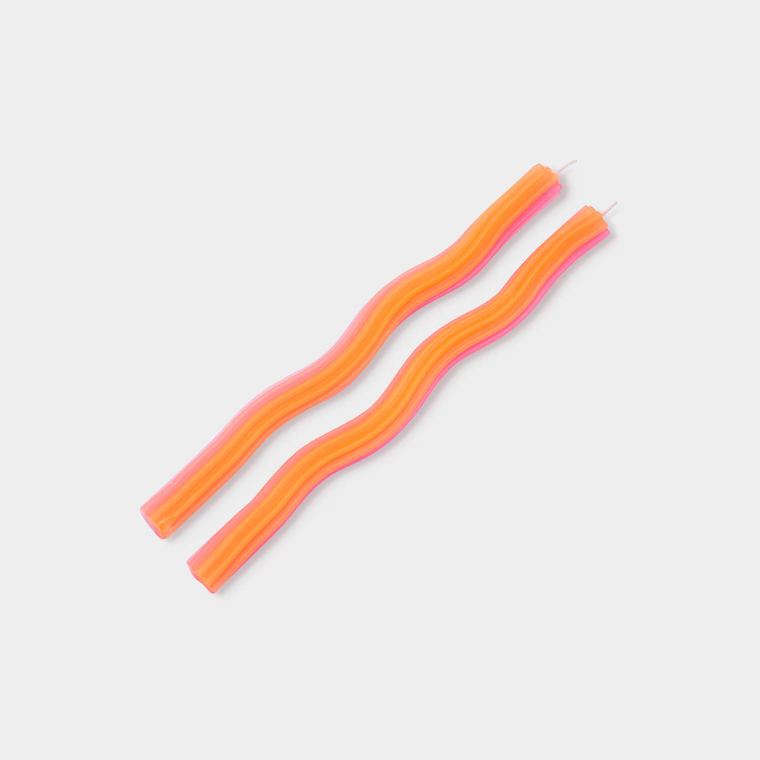 Wiggle Candles - Orange (2 Pack)
