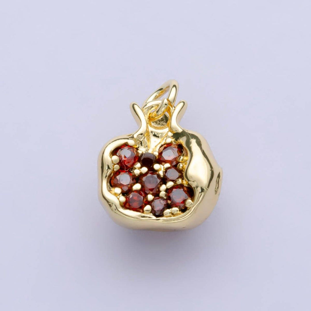 24K Gold Filled Pomegranate Charm