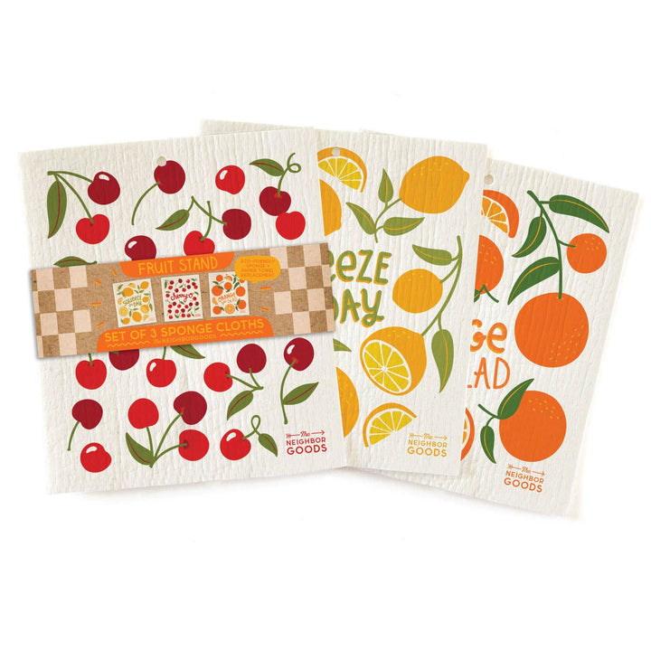FRUIT STAND  - Sponge Cloth Set of 3
