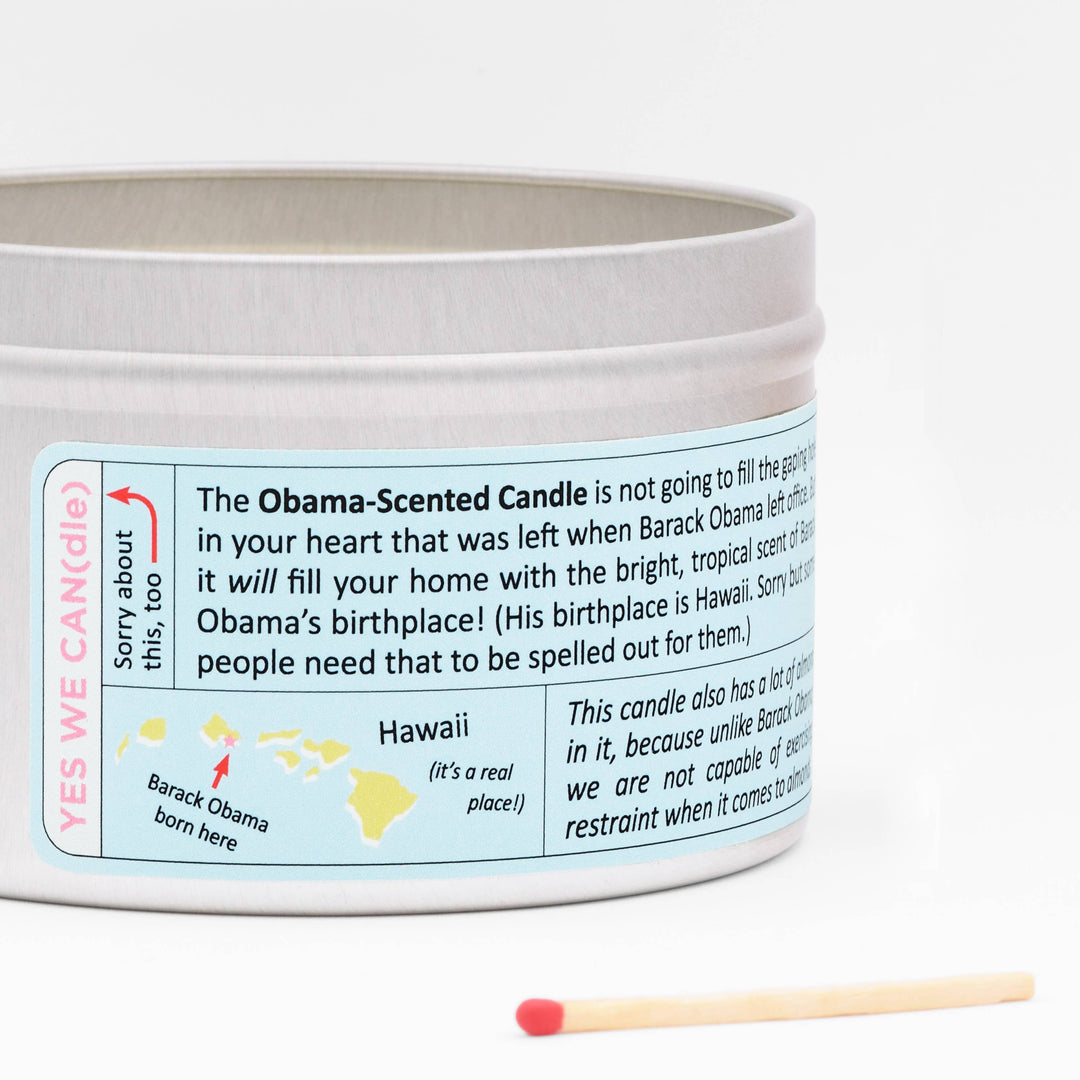 Obama Scented Candle