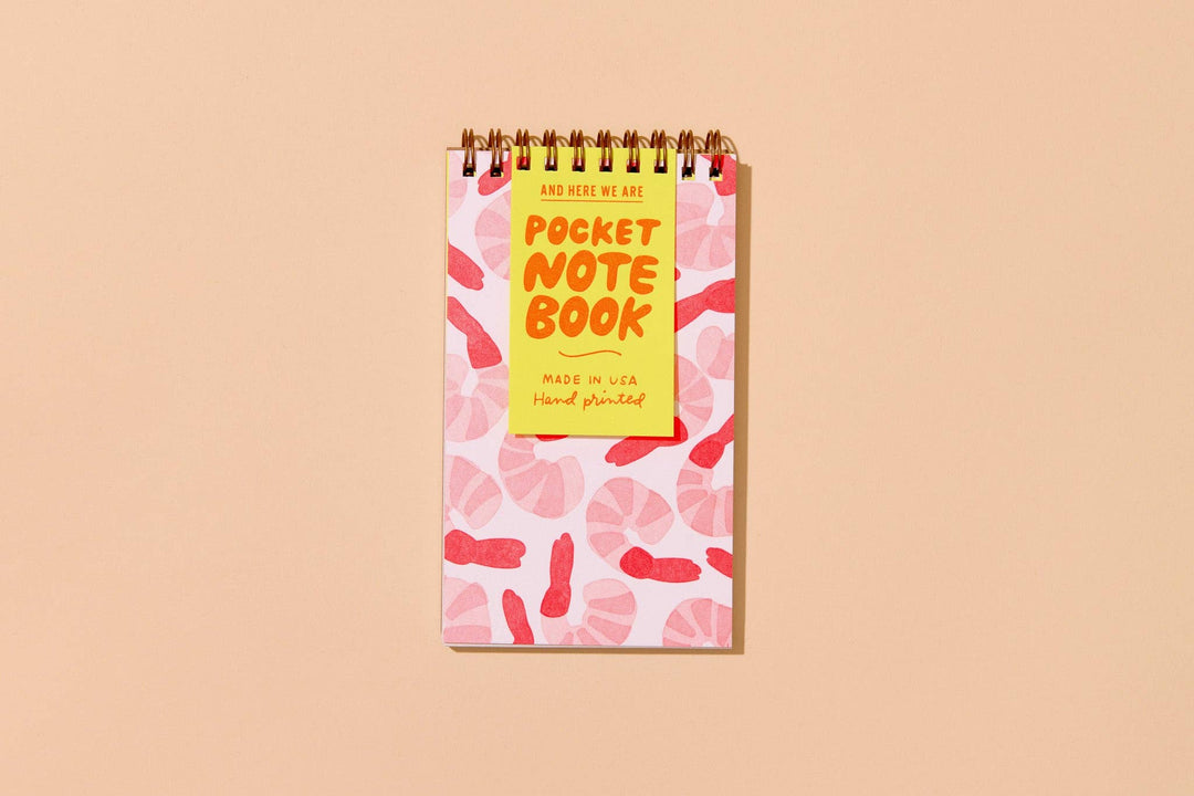 Small Spiral Notebook—Shrimp Cocktail