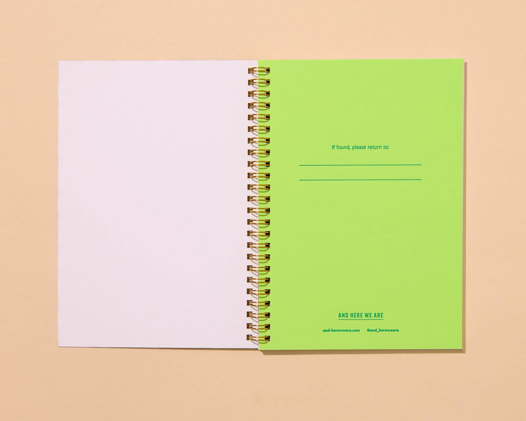 Lined Spiral Notebook—Strawberry