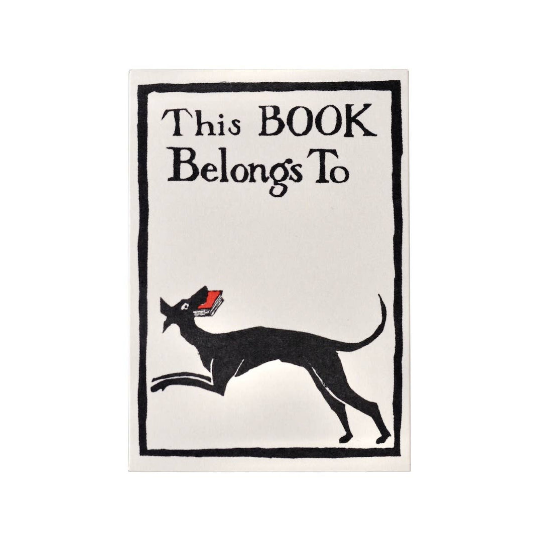 Twelve Bookplates Dog
