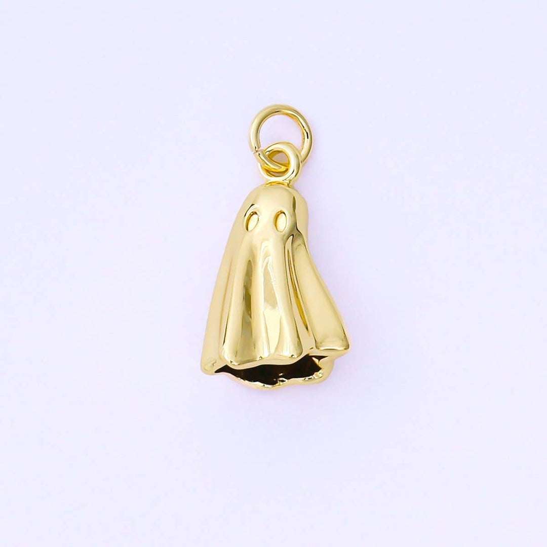 24K Gold Filled Ghost Charm