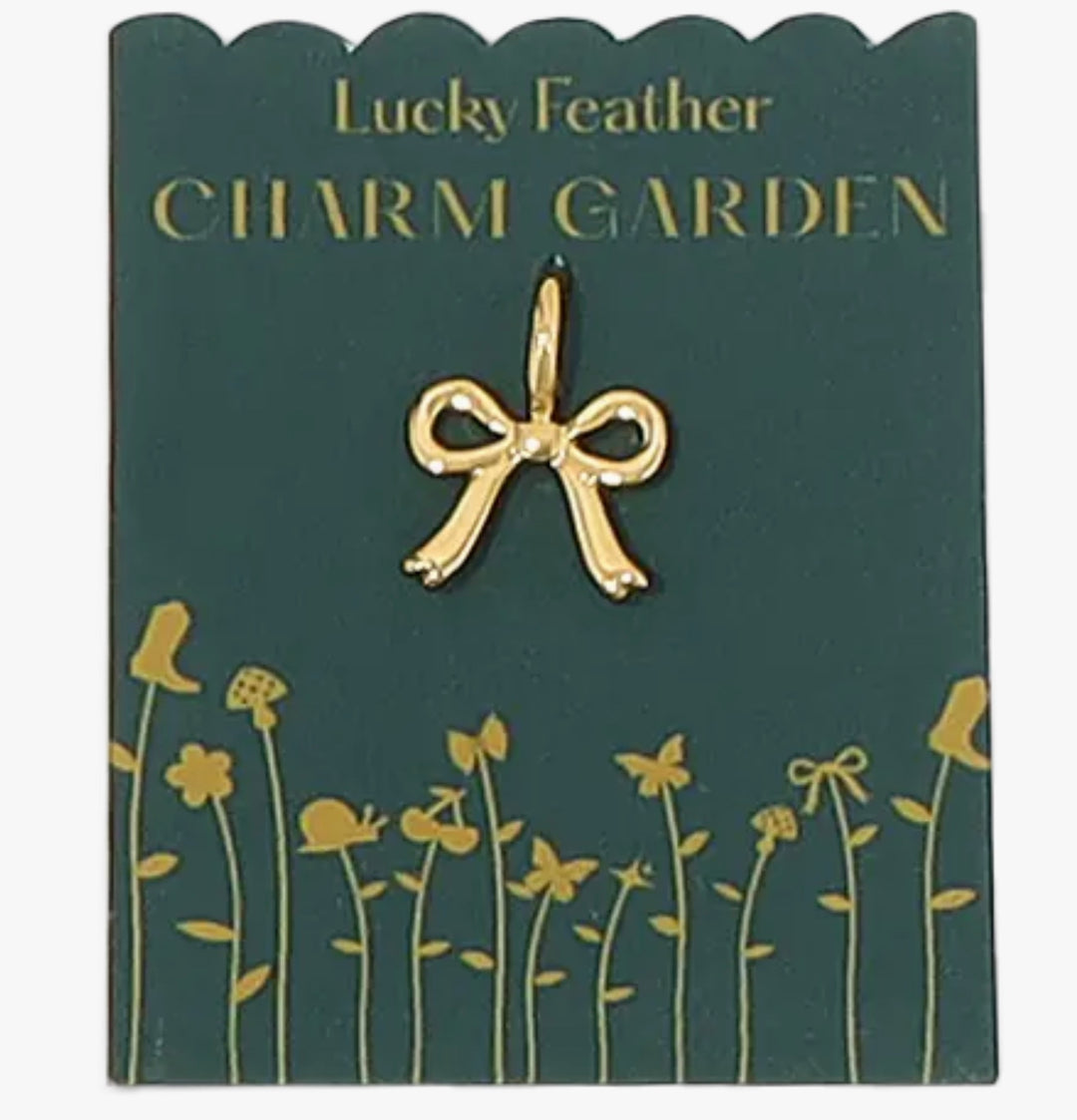 Gold Bow Charm