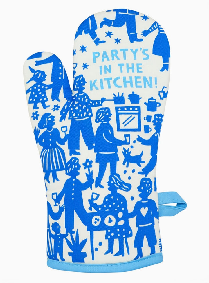 Party In The Kitchen Oven Mitt