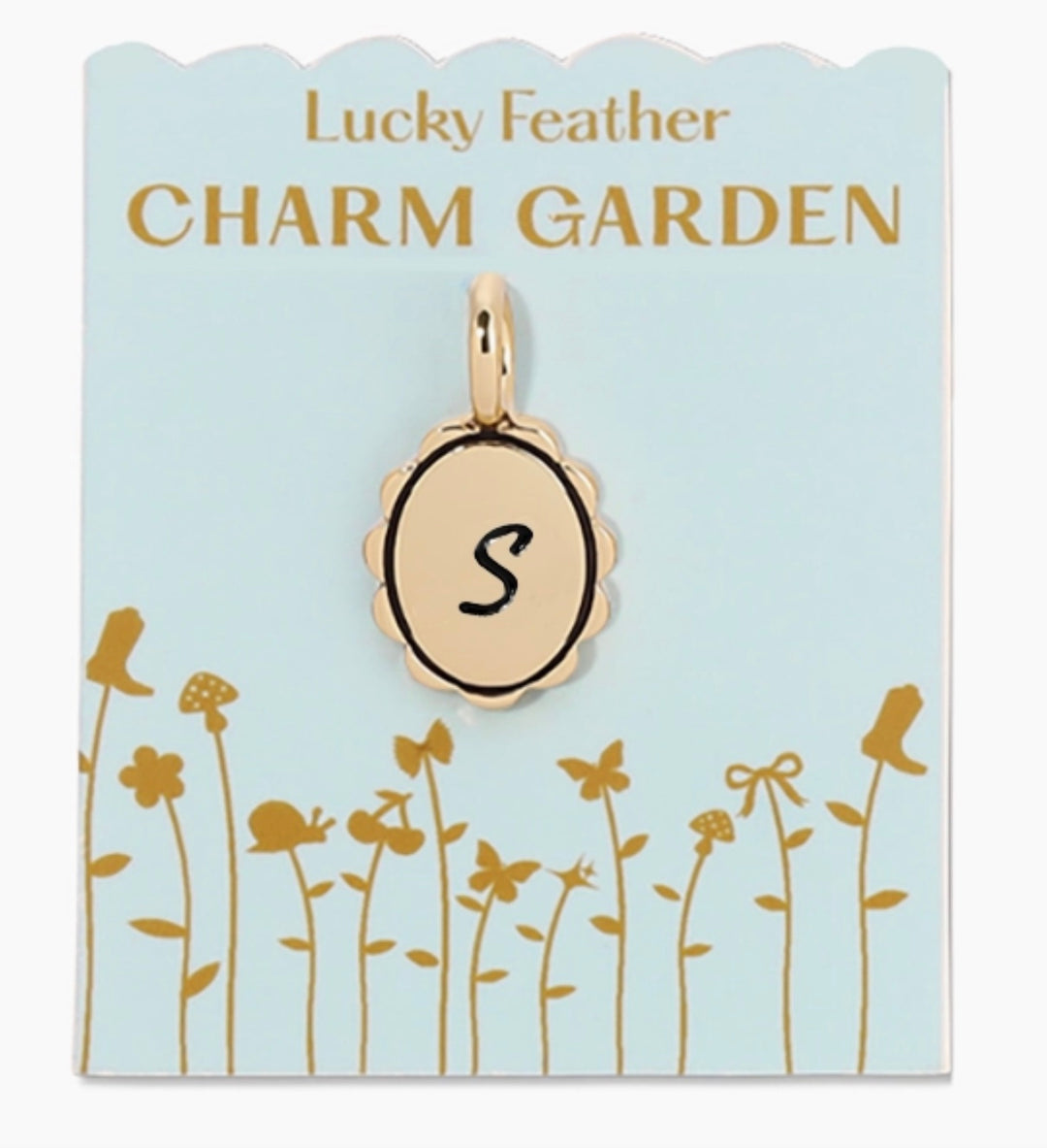 Gold Scallop S Charm